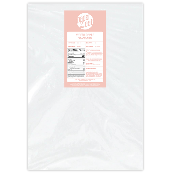 Affordable Pack Of 100 Thick Blank Wafer Paper