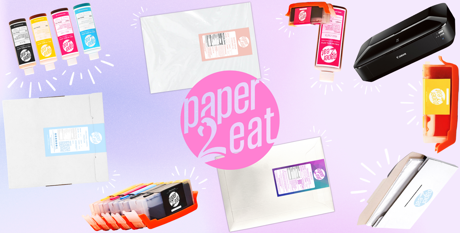  paper2eat edible Miracle Transfer Sheets (formerly