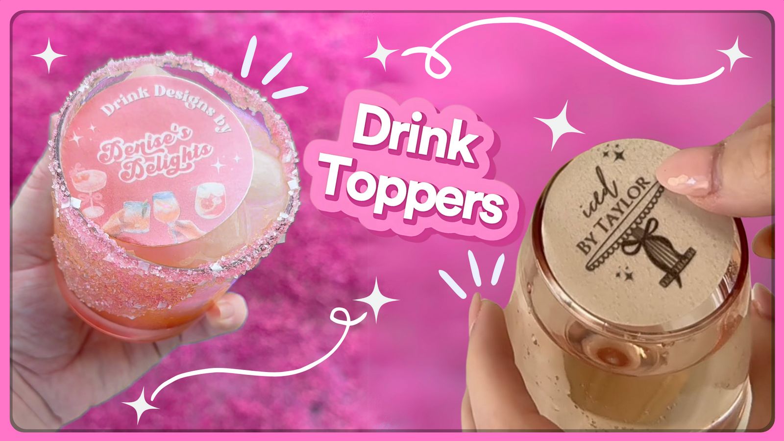 Personalized Edible Drink Toppers With Custom Photos: A Quick Guide + How-To