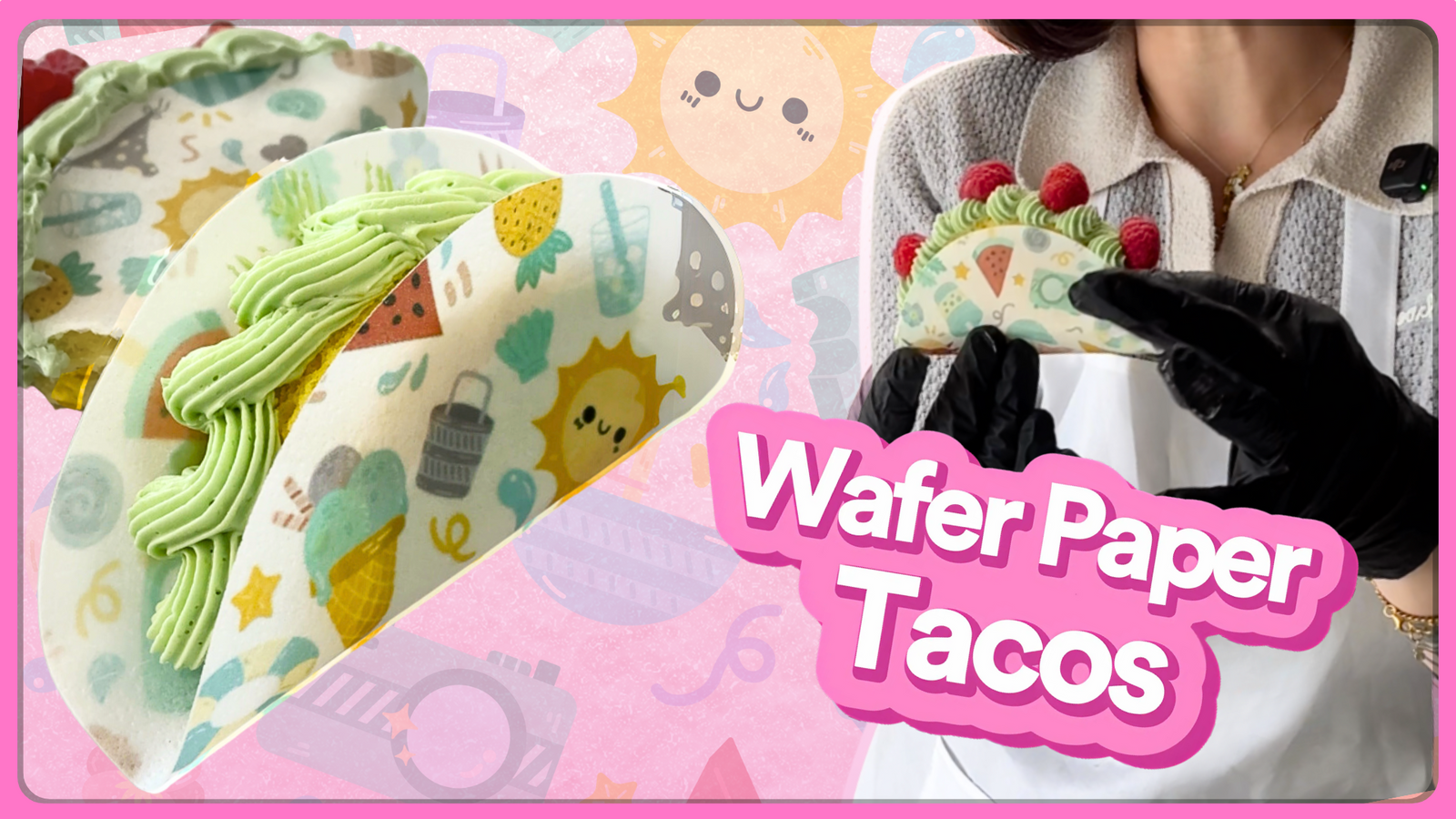 Wafer Paper Cake Tacos: The FUNNEST Dessert You Didn’t Know You Needed!
