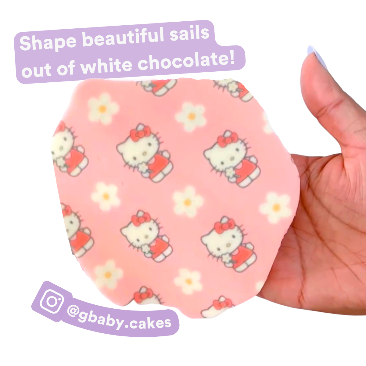 Hello Kitty Chocolate Transfer Sheet